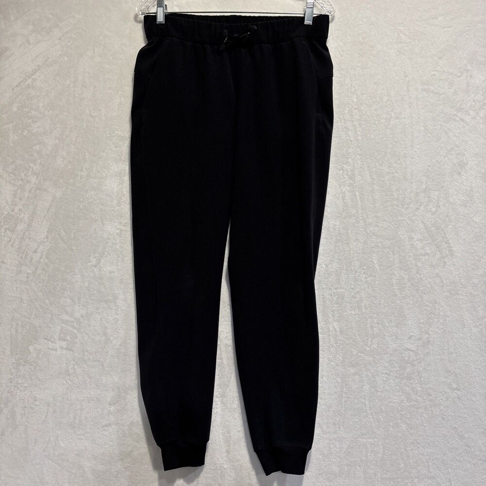 Lululemon Women's On the Fly Jogger Luxtreme Drawstring Cuffed Stretch Black 6